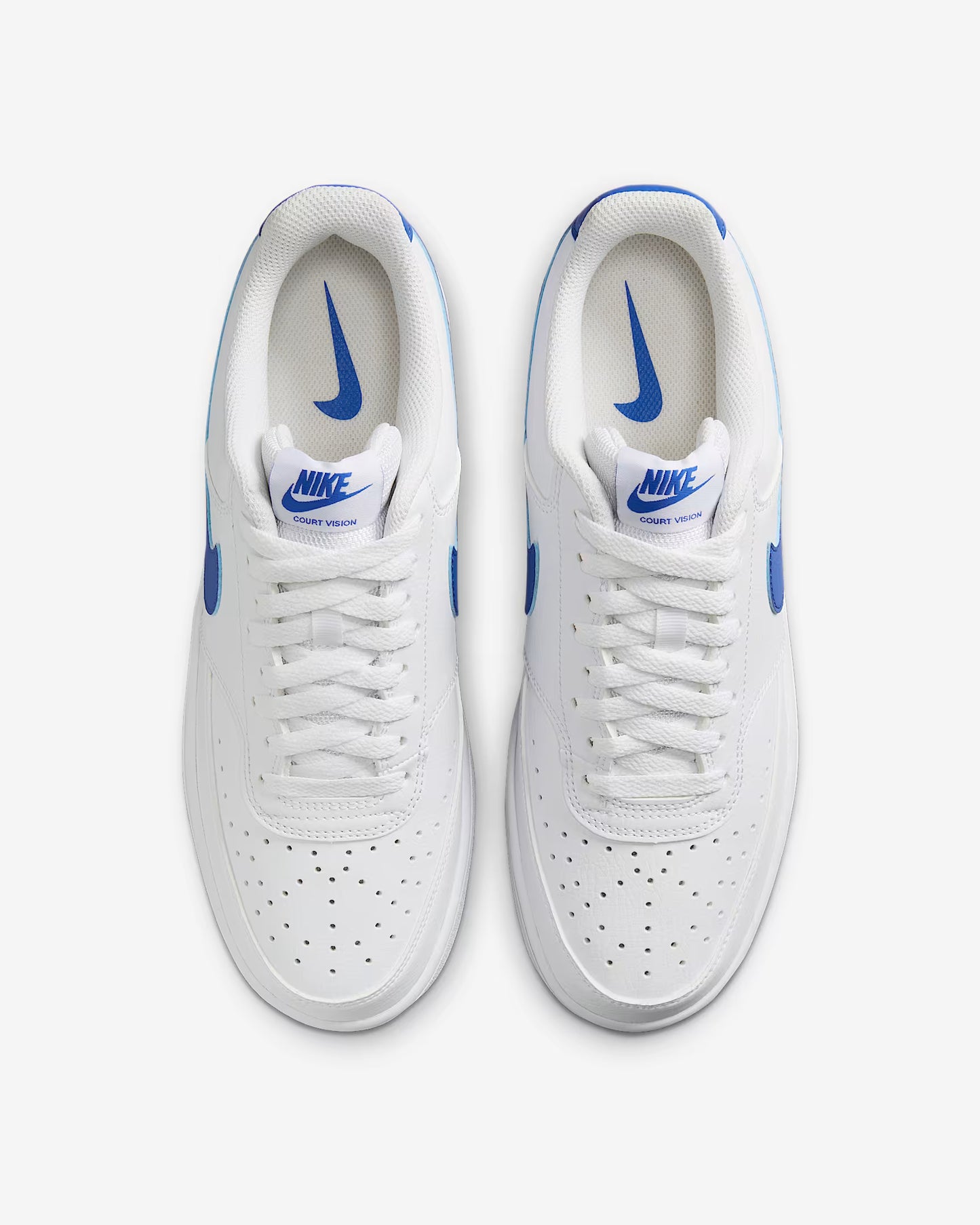 Nike Court Vision Low White Blue Sneaker