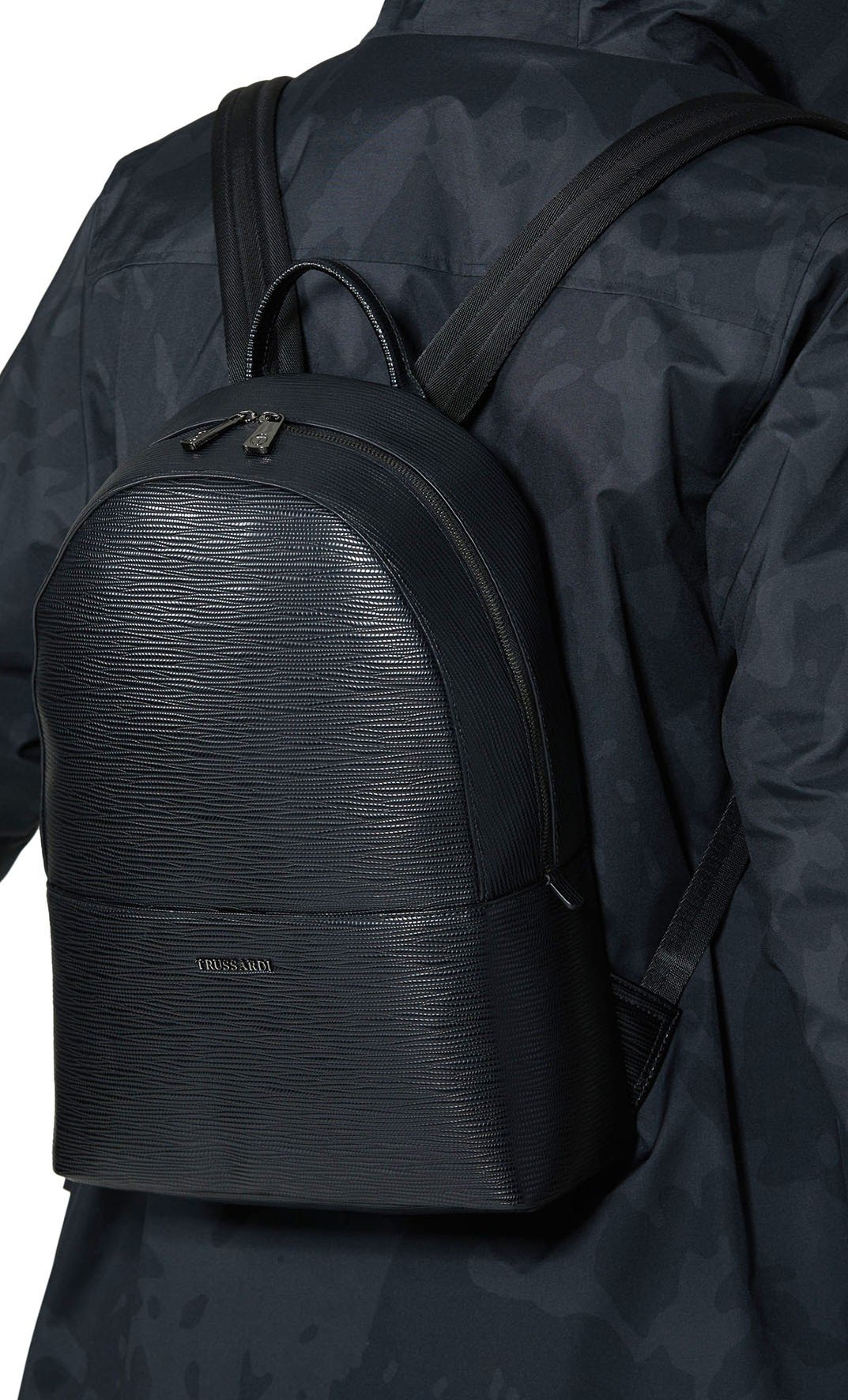 BACKPACK TRUSSARDI JEANS CORTINA BLACK