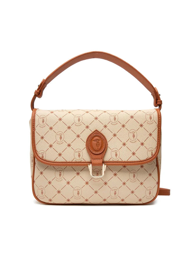 Trussardi Handbag Claver Shoulder Beige
