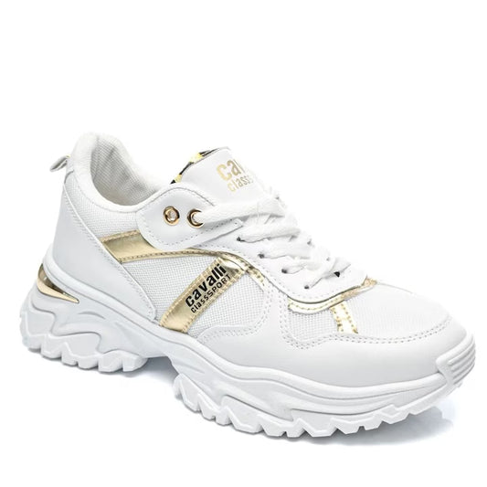 Cavalli Class Sport White Shoes