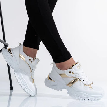 Cavalli Class Sport White Shoes