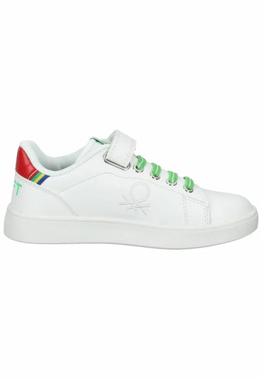United Colors of Benetton Baskets basses - white green