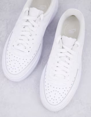 Nike – Court Vision Alta – Sneaker in White