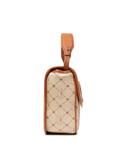 Trussardi Handbag Claver Shoulder Beige