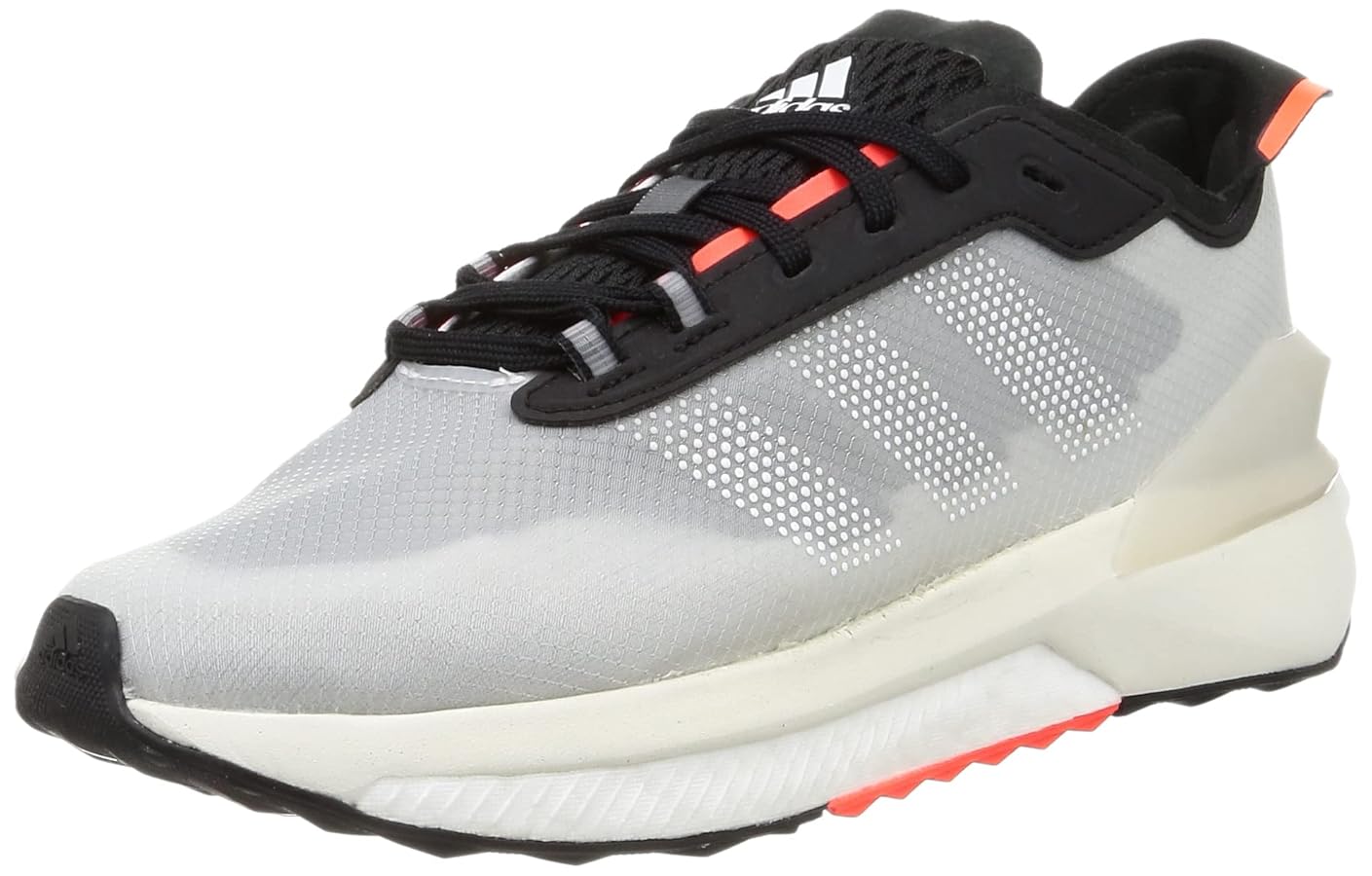 Adidas Men AVRYN Sneaker White Black/Solar Red