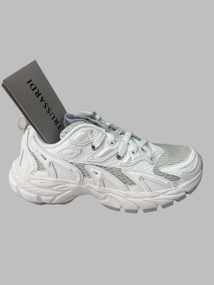Trussardi Women´s White Tau Sneaker FX LTH