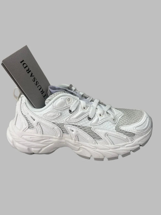 Trussardi Women´s White Tau Sneaker FX LTH