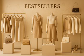 Mach mir ein Bild für meine bestseller collection bege für meinen Fashion store